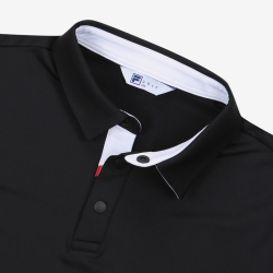 Fila Golf Basic - Miesten T Paita - Mustat | FI-21346